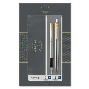 Parker Jotter Stainless Steel GT súprava plniace pero a guličkové pero